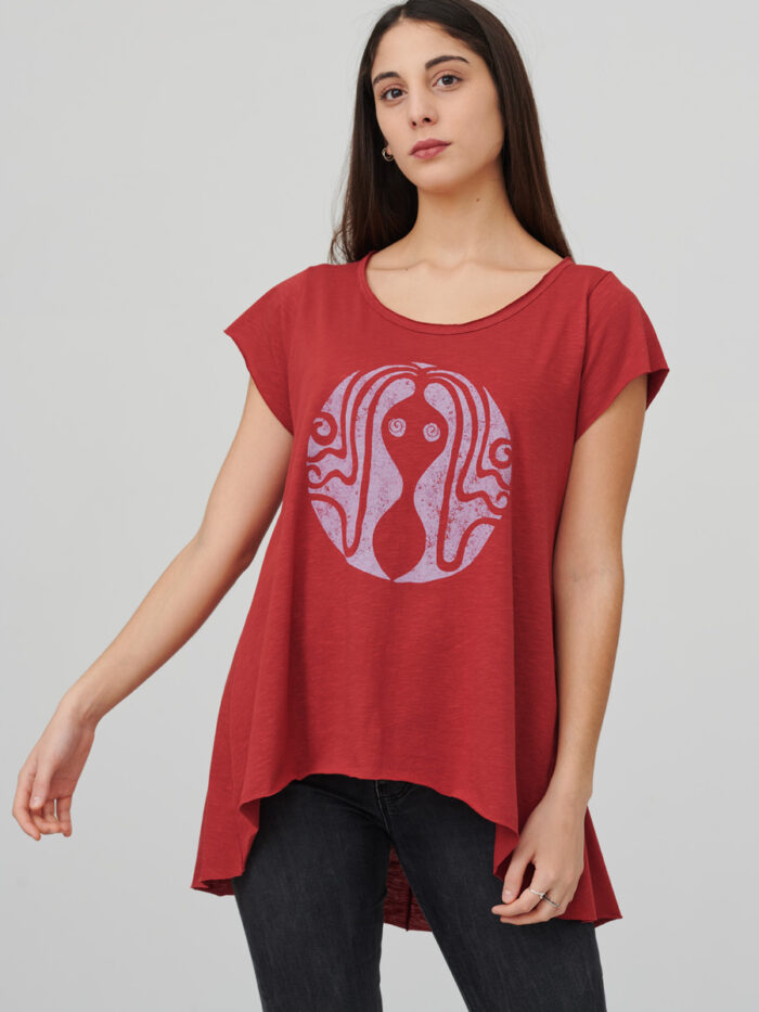 womens_tunic_octopus_firebrick-red_front_inspira