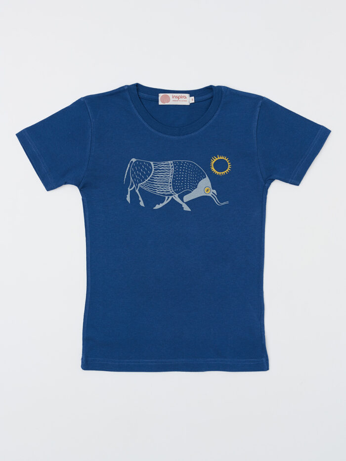 kids_t-shirt_sun-salutation_indigo-blue_inspira